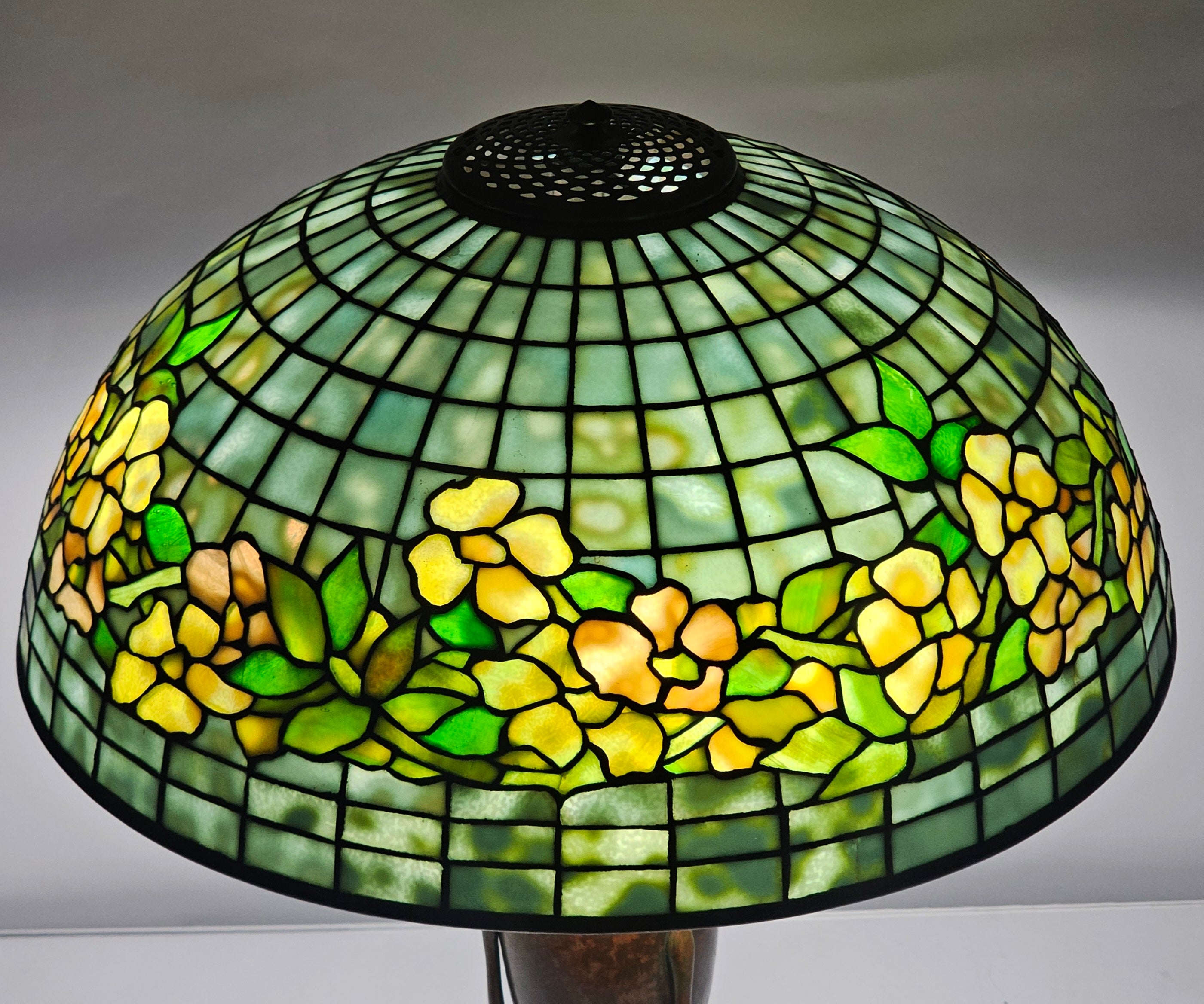 Tiffany Studios Wild Rose Lamp