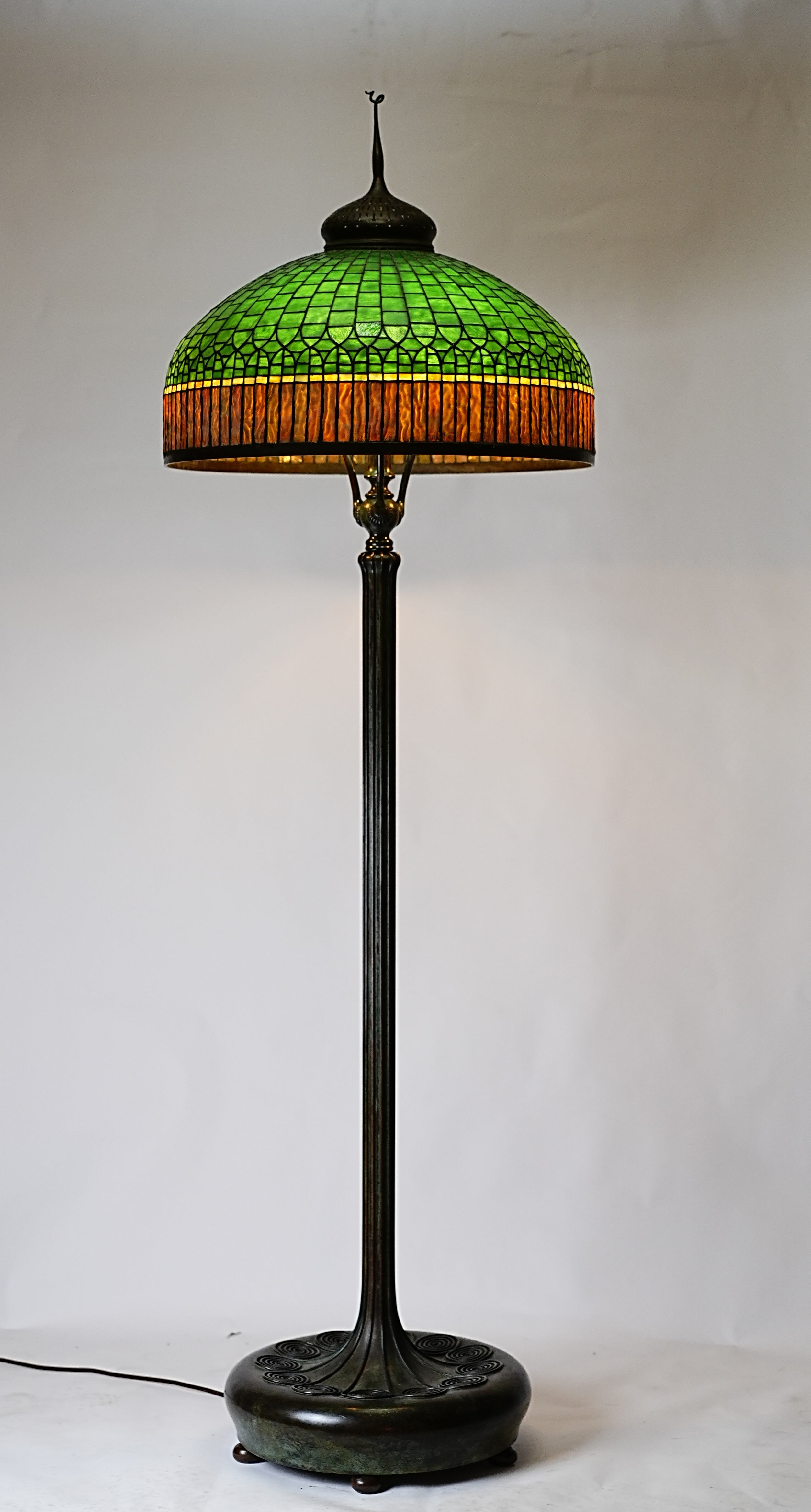 Tiffany Studios Curtain Border Floor Lamp