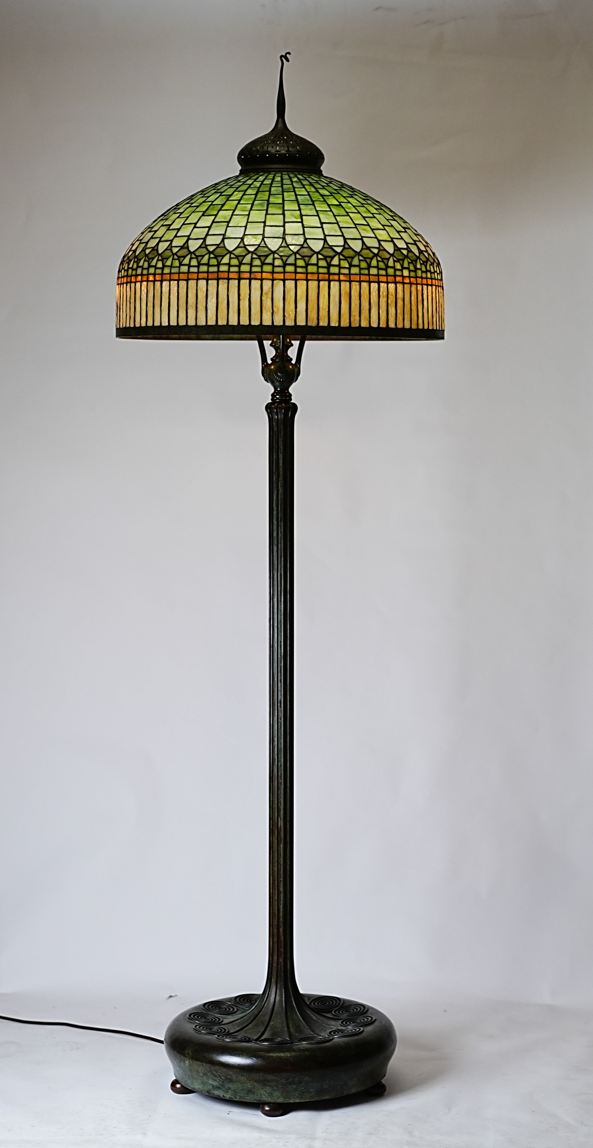 Tiffany Studios Curtain Border Floor Lamp