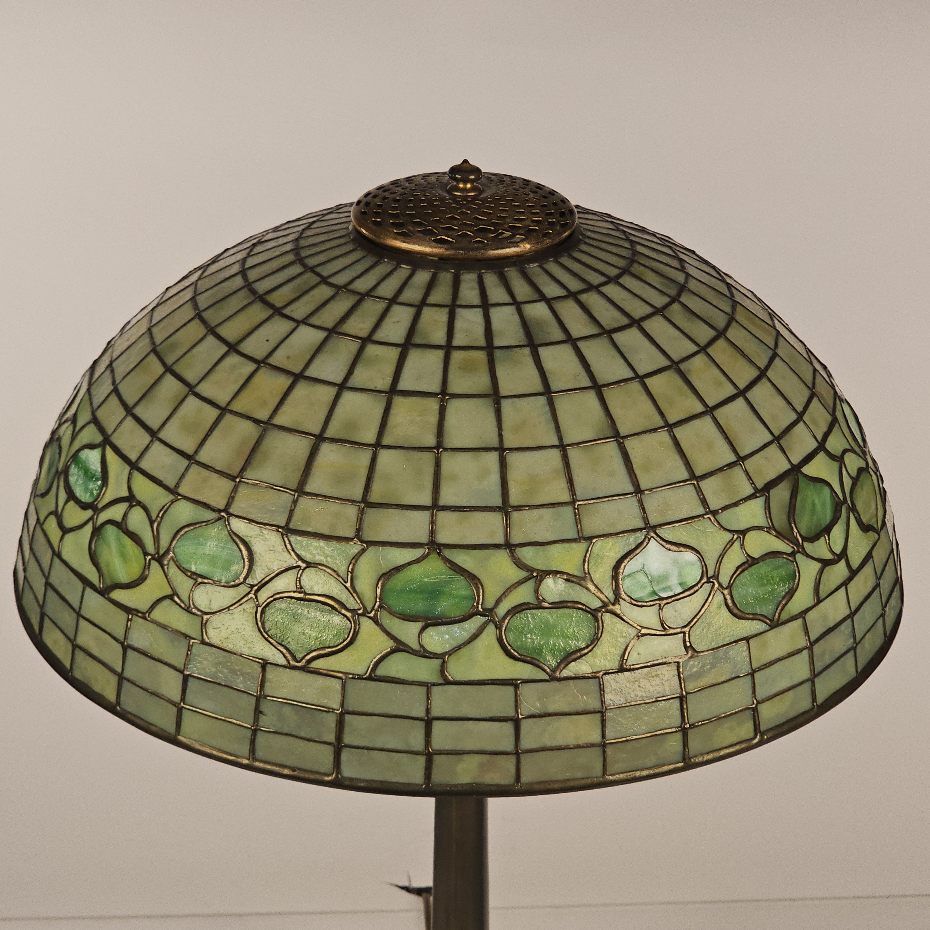 Tiffany Studios Dichroic Leaf and Vine Lamp