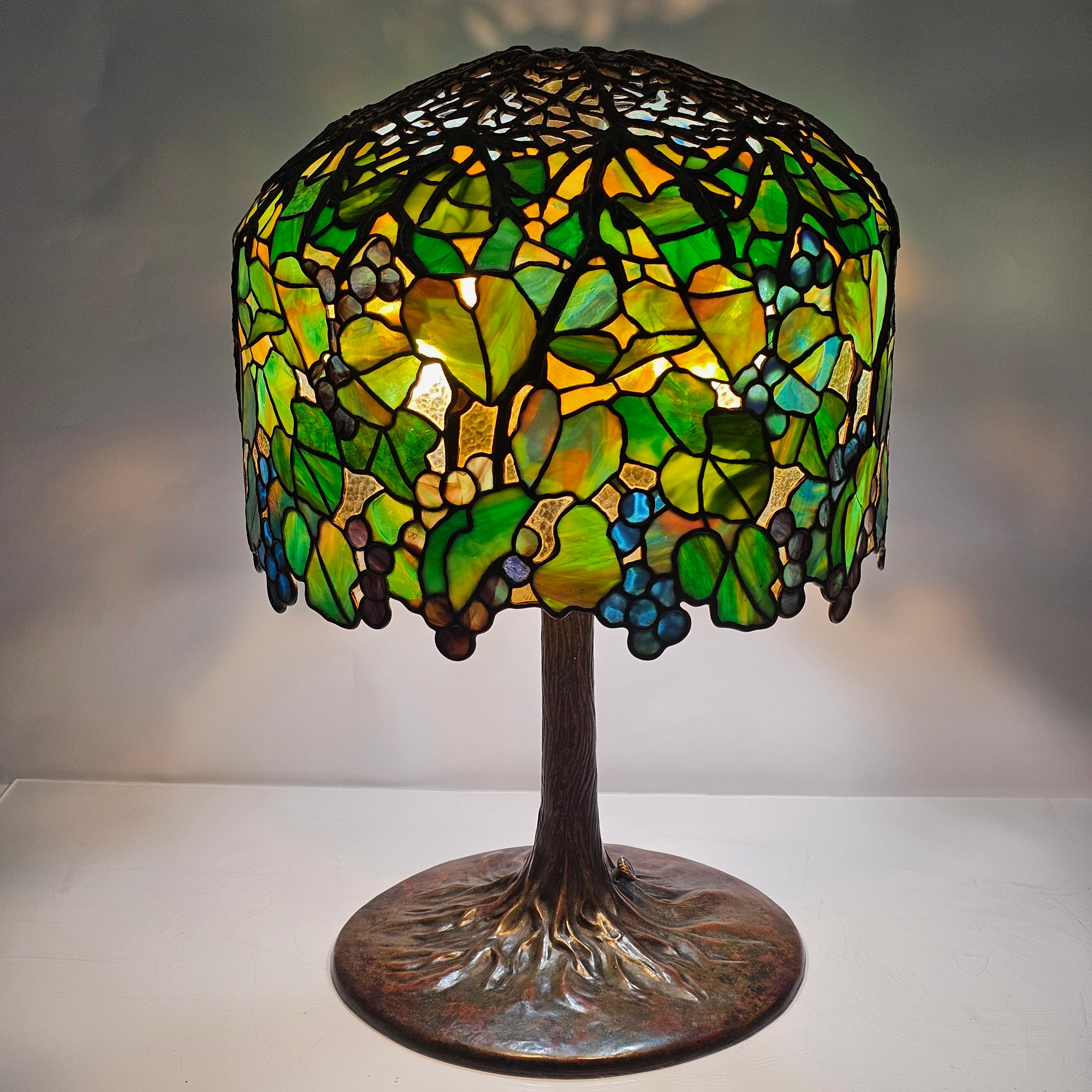 Tiffany Studios Grape Lamp