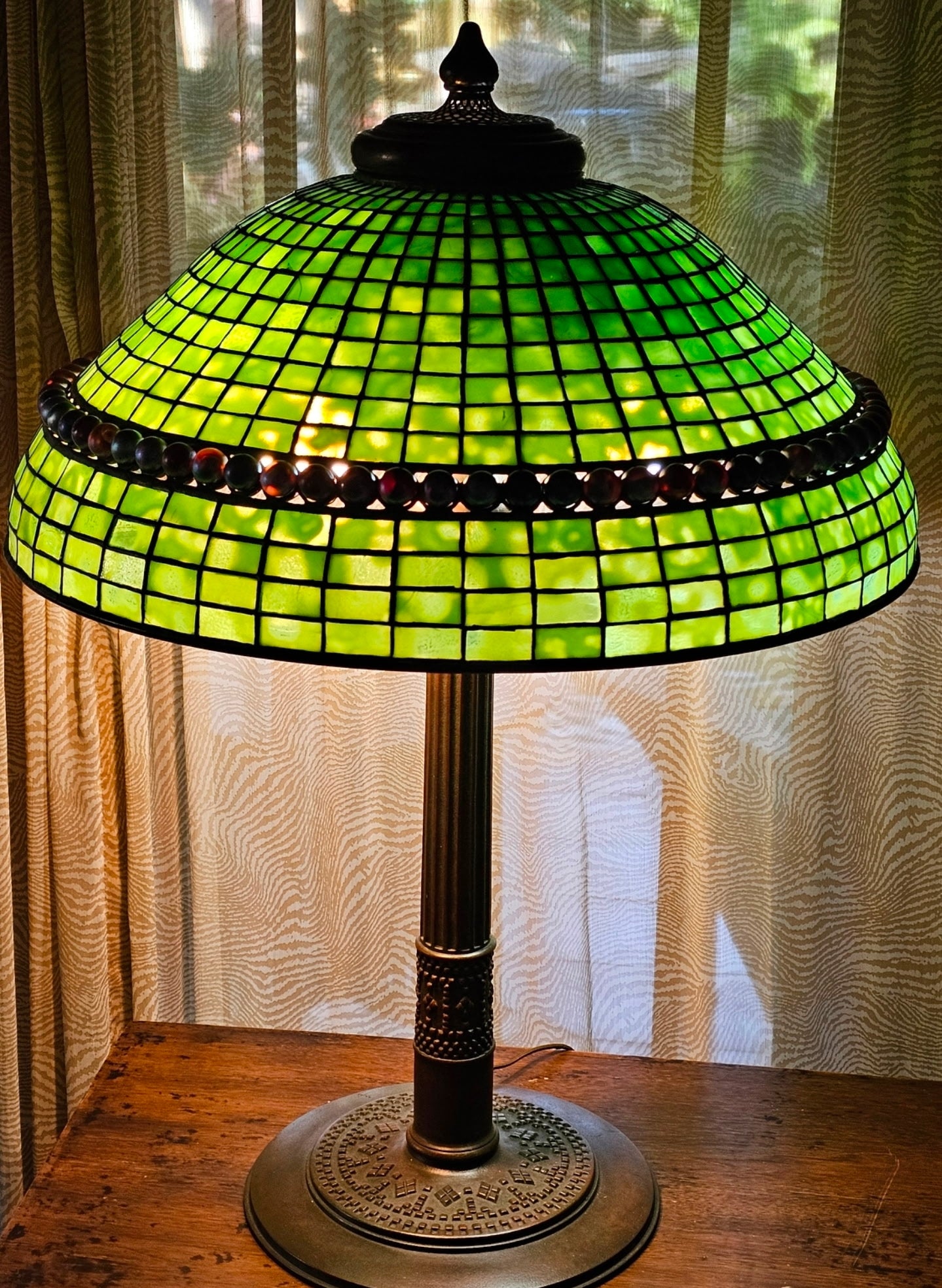 Tiffany Studios Favrile Ball Lamp