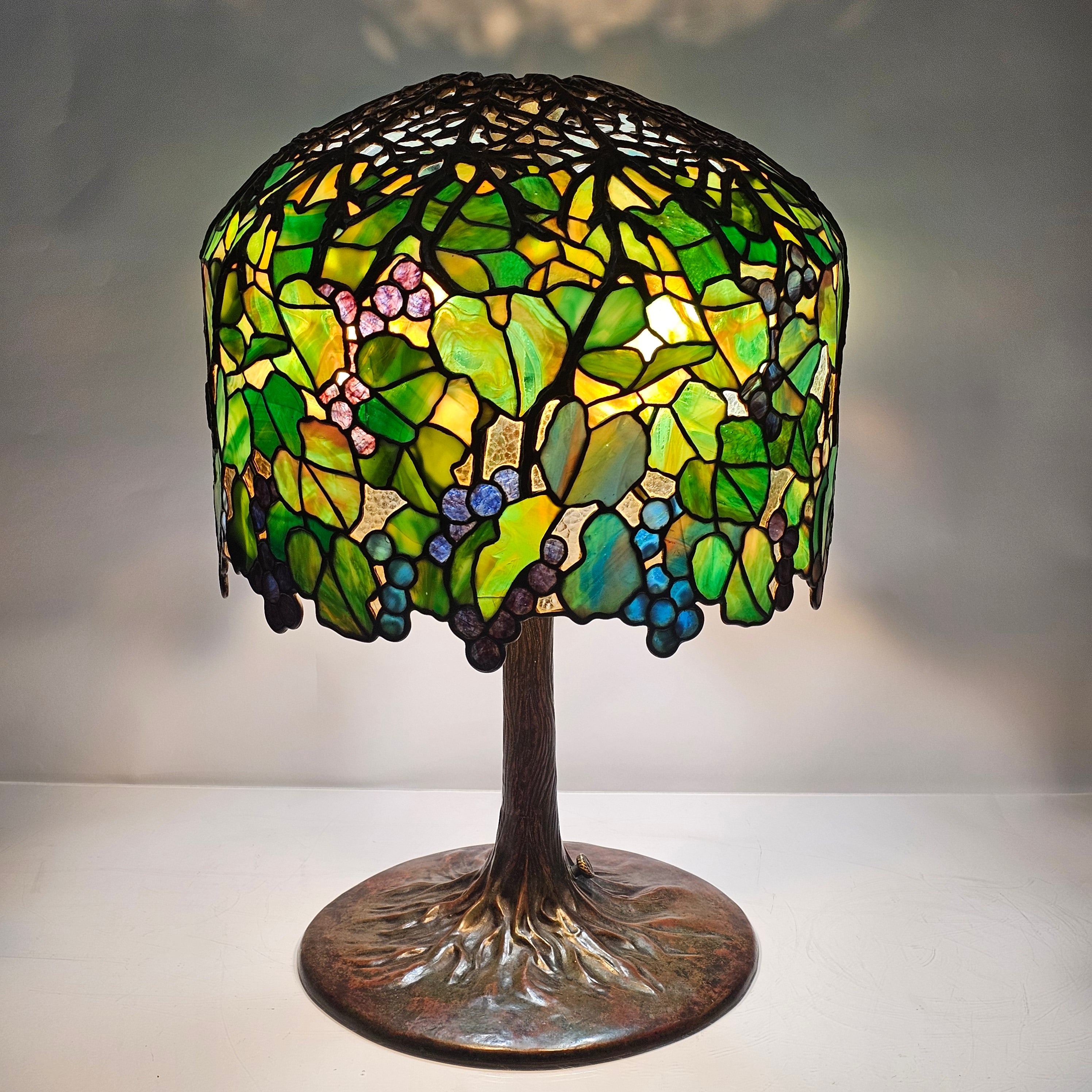 Tiffany Studios Grape Lamp