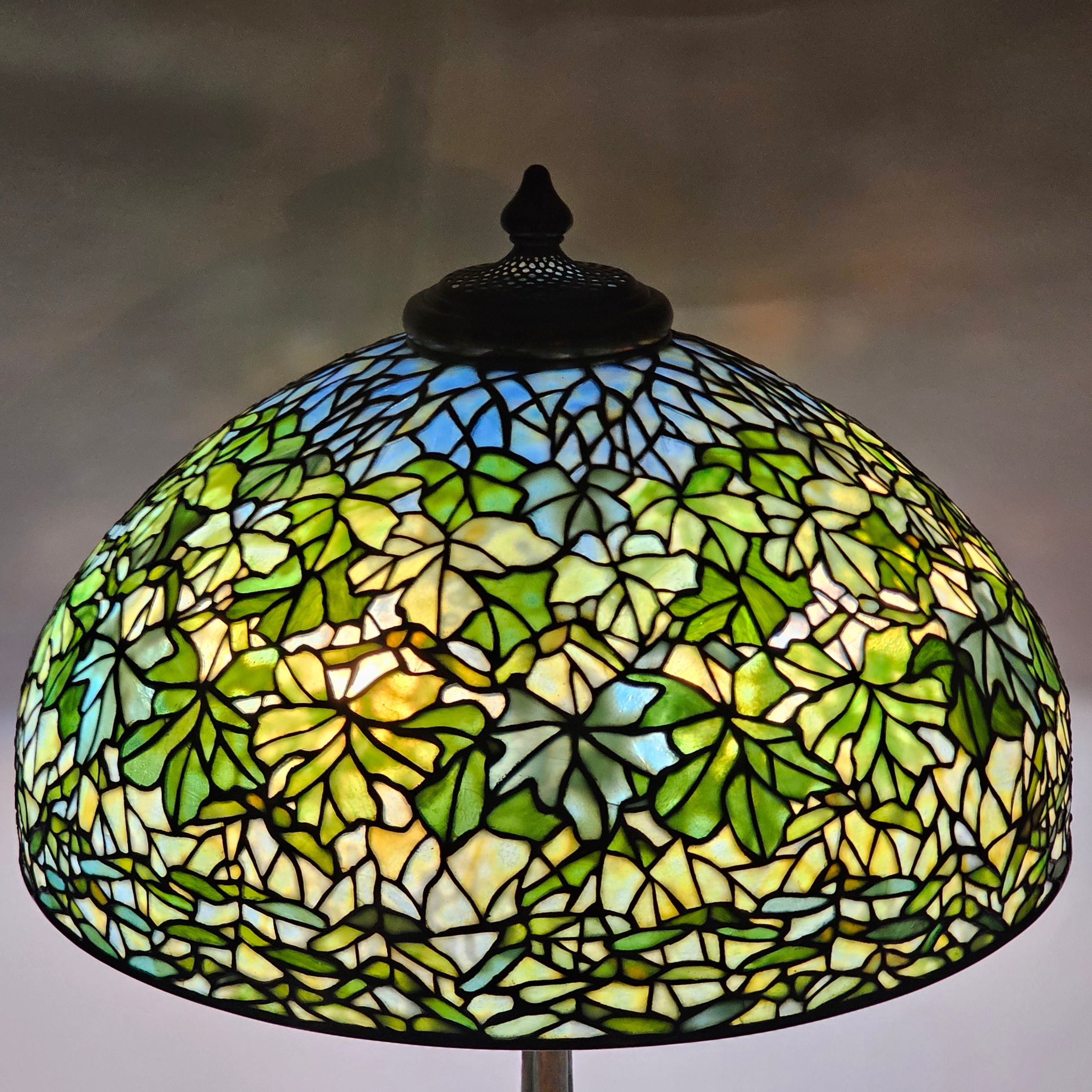 Tiffany Studios Maple Leaf Lamp