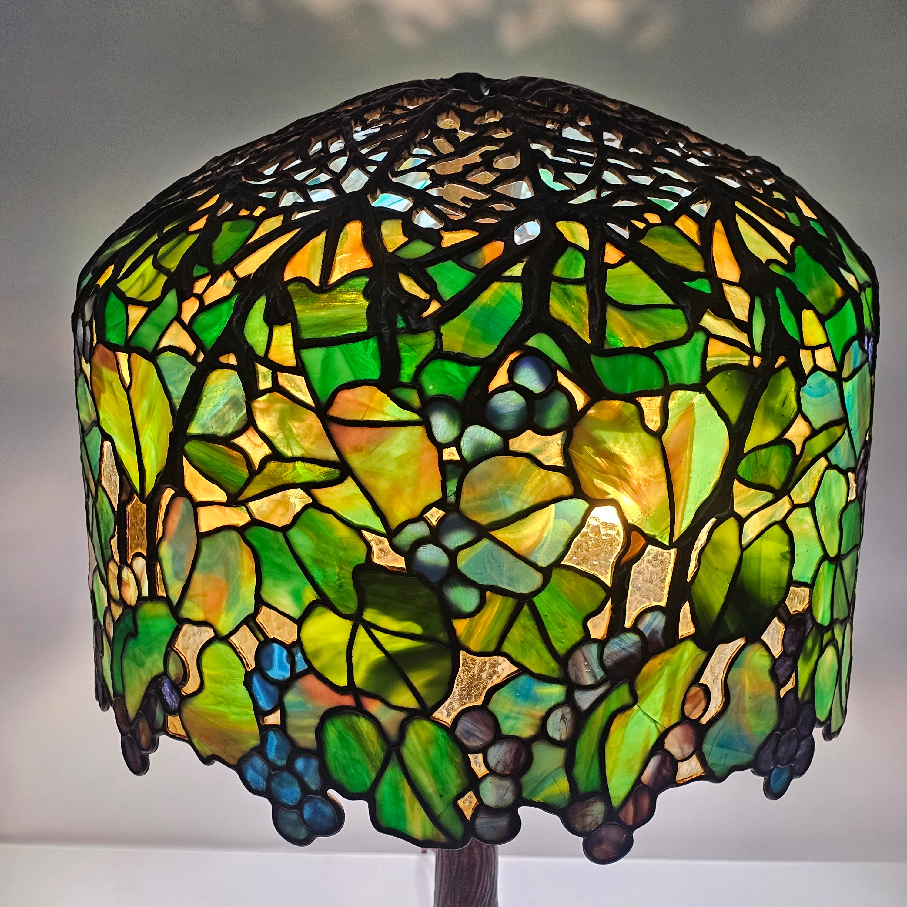 Tiffany Studios Grape Lamp