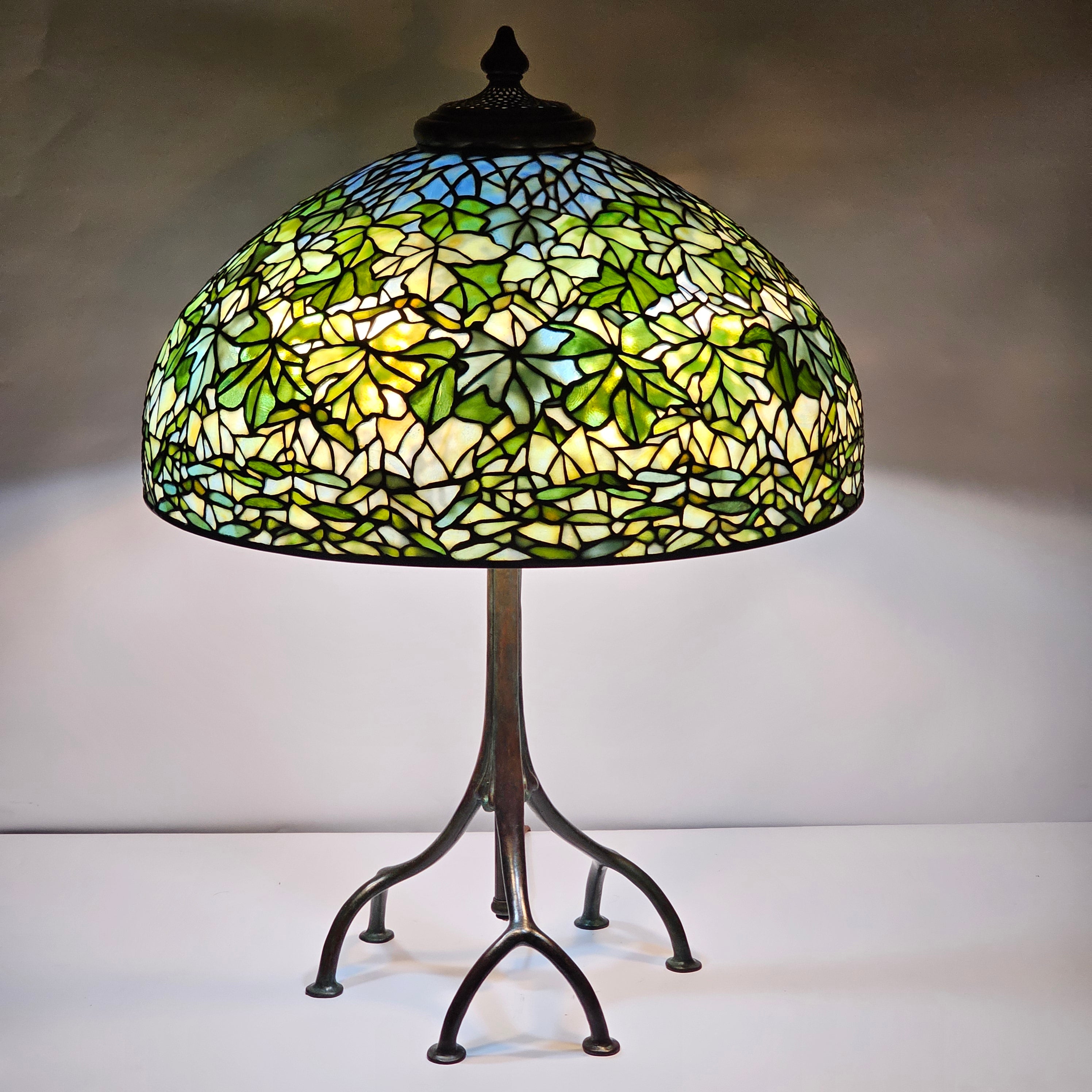 Tiffany Studios Maple Leaf Lamp