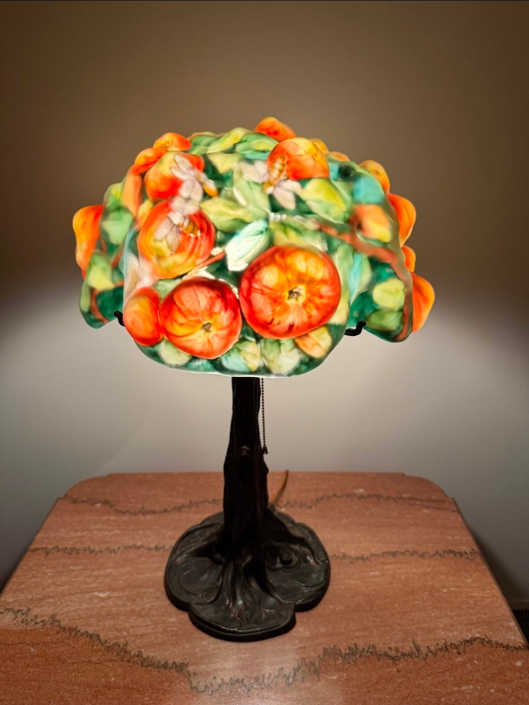 Pairpoint Puffy Apple Tree Lamp