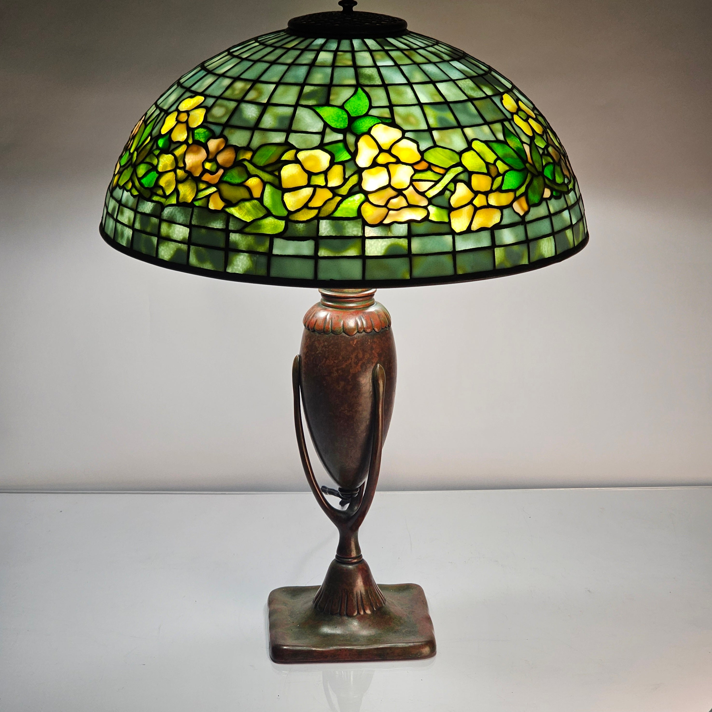 Tiffany Studios Wild Rose Lamp
