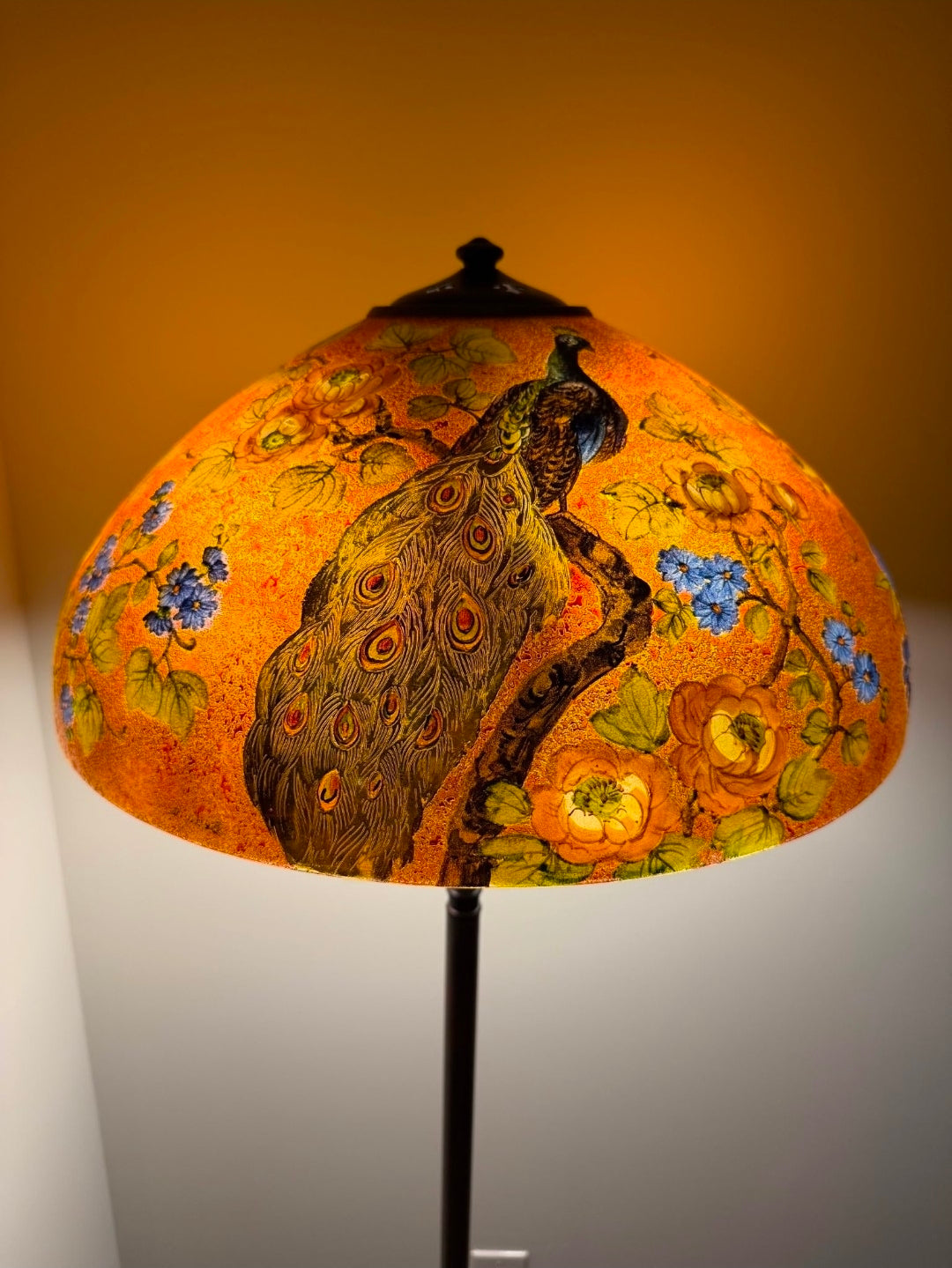 Handel Peacock Floor Lamp